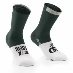 Calzini Assos GT C2 Verde/bianco