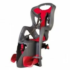 Bellelli Seggiolino Posteriore Su Portapacchi Pepe Grigio/rosso